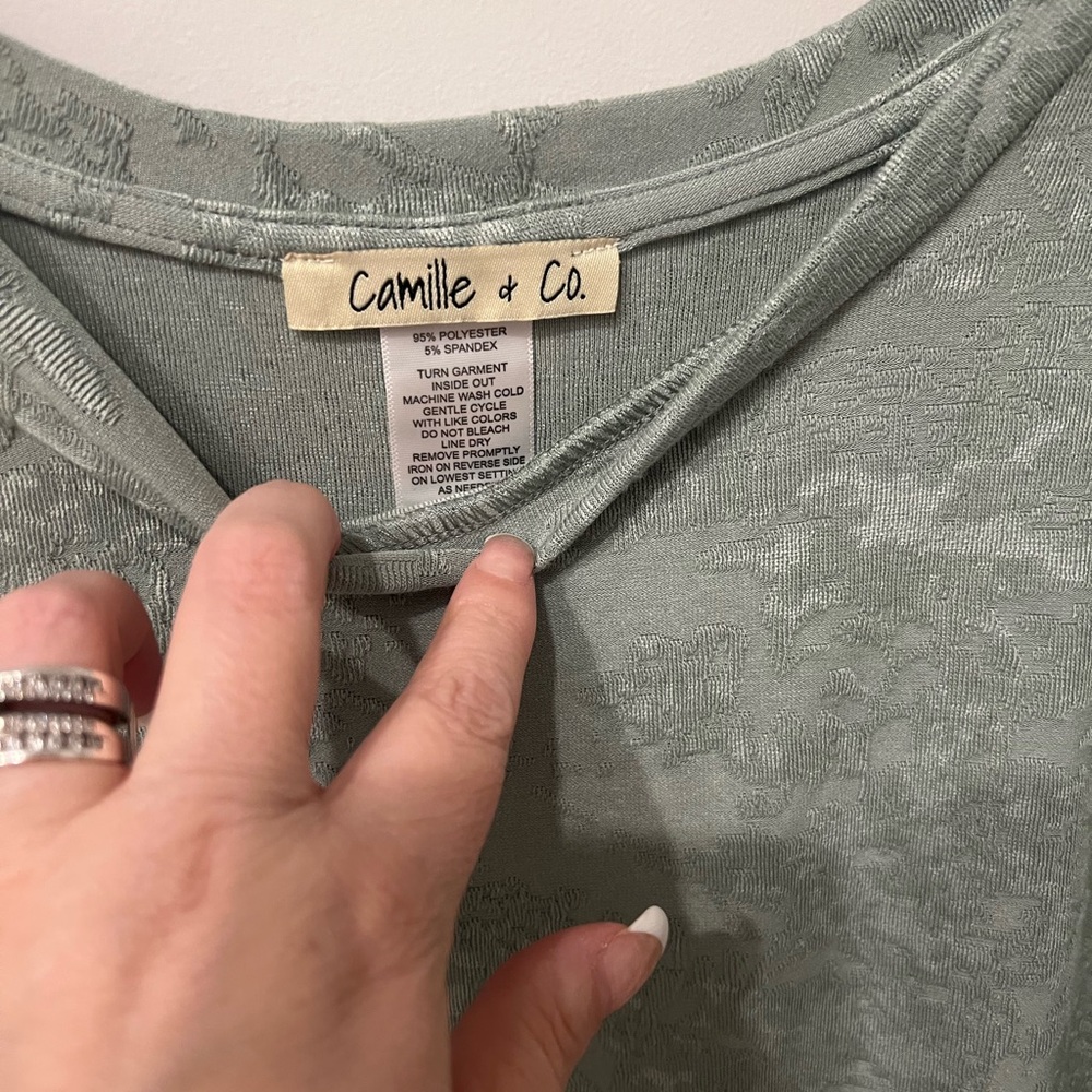 Sage Green Tunic Top